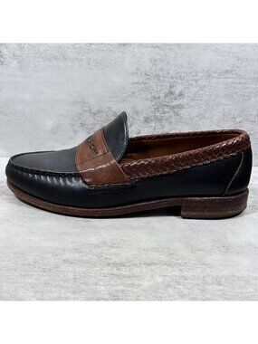 Allen Edmonds Rye NY Braided Penny Loafers - Men's Size 8.5 3E Wide